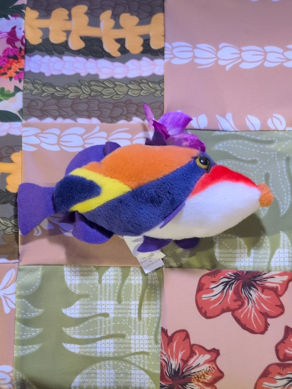 Hawaiian Humu (Humuhumunukunukuapuaa) Pet Fish Plushie